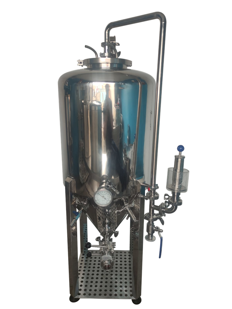Fermentador unitank de acero inoxidable 100 litros. Enchaquetado