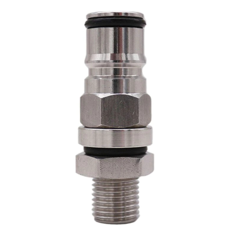 Adaptador de rosca 1/4" a ball lock para liquido