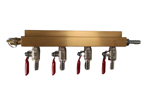 Distribuidor Manifold de 4 vias
