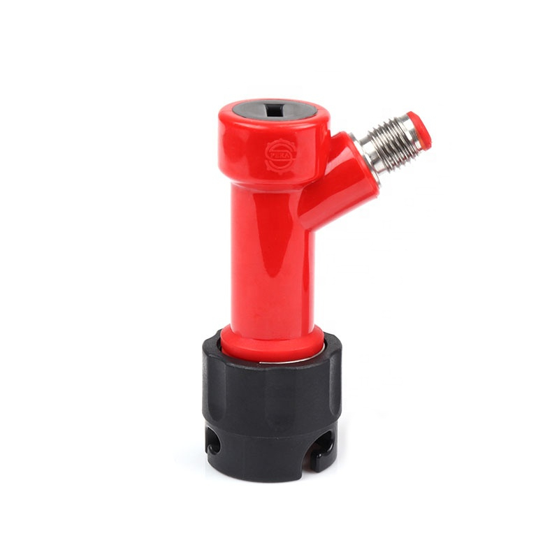 Pin lock para liquido. Salida roscada