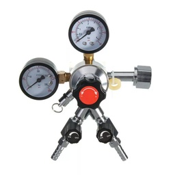 [HMT041] Regulador de presión de CO2. Doble salida. Marca TALOS